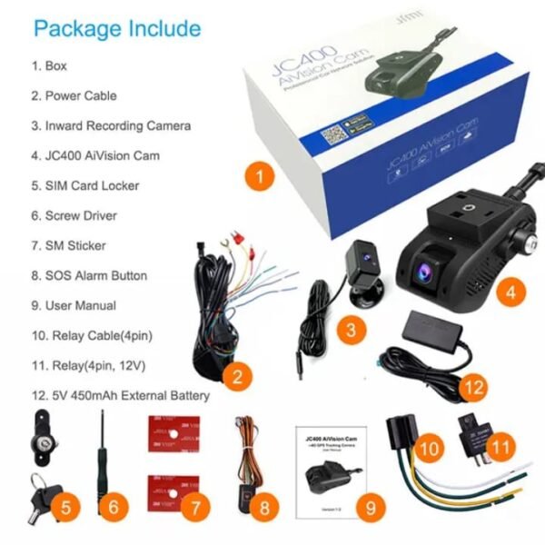 4G WiFi and SIM dual car camera with Live app + GPS - PROFIO X4 - Image 6